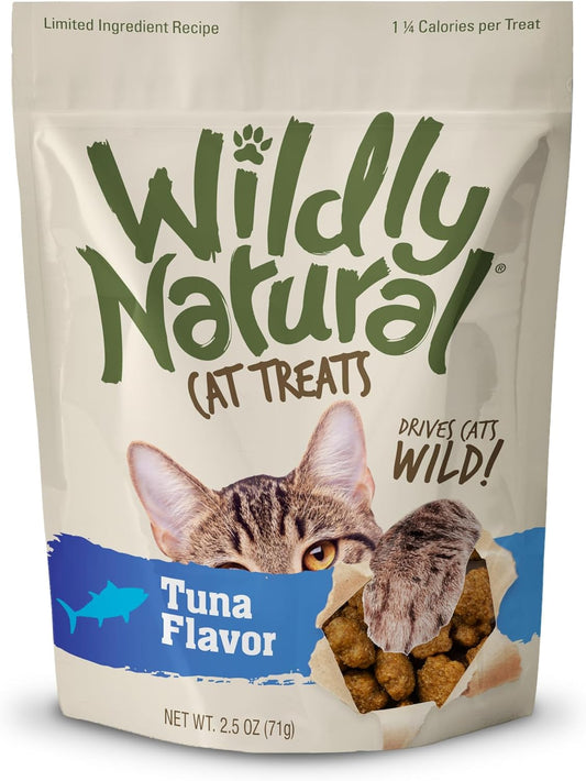 Crunchy Cat Treats, Healthy Cat Treats, Tuna Flavor, 2.5Oz