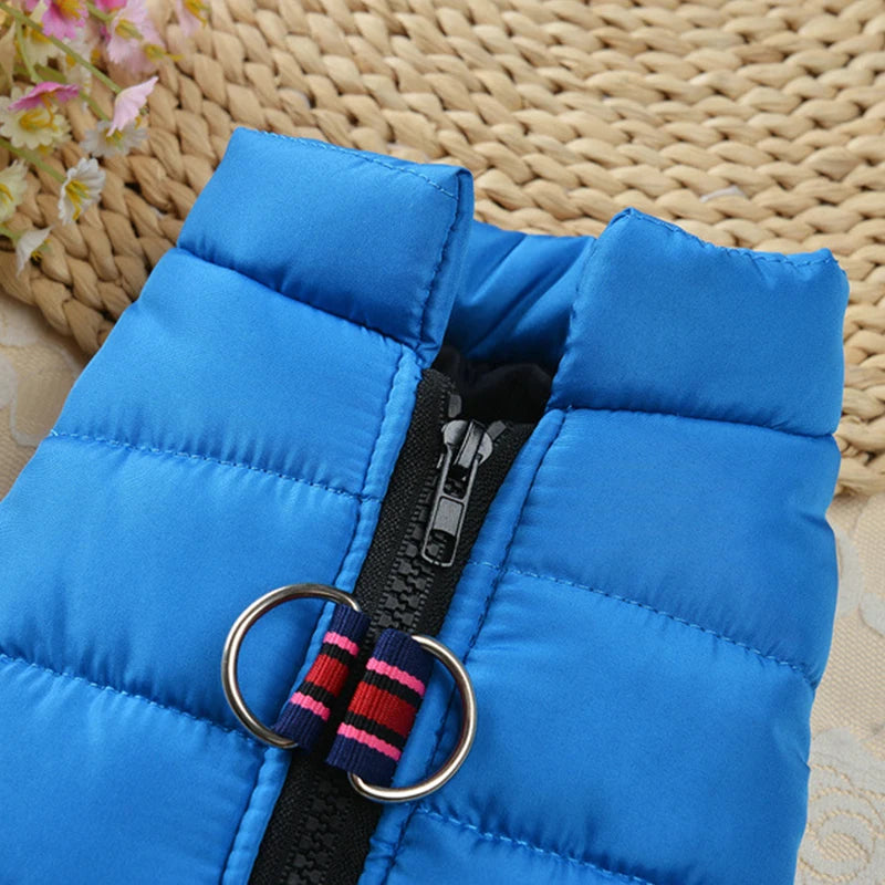 Waterproof Pet Clothes Winter Warm Jackets Coats Zipper Design French Bulldog for Small Medium Dogs Puppy Chihuahua
