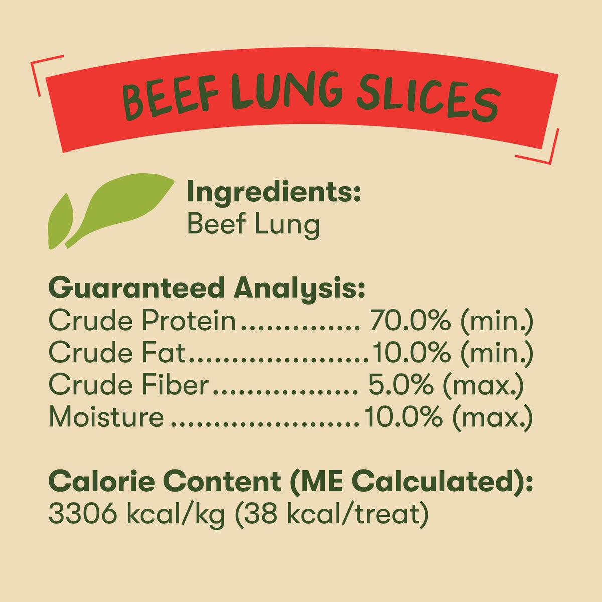 Beef Lung Dog Treats – Made and Sourced in the USA - Natural Healthy Treats, 9 Ounce
