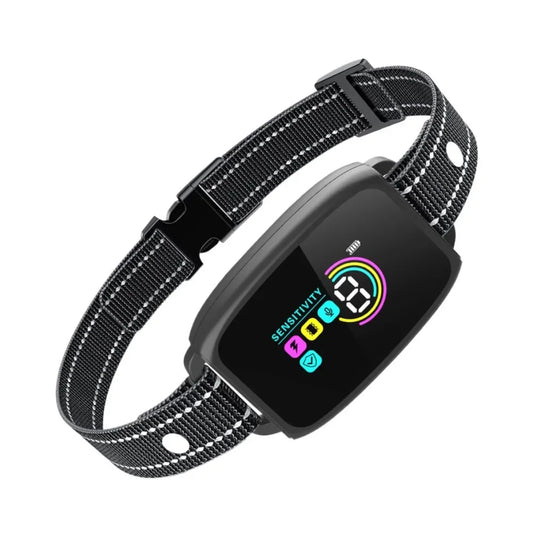 Intelligent Dog Barking Collar Type-C Rechargeable Color Screen Dog Training Collar with Sound Vibration