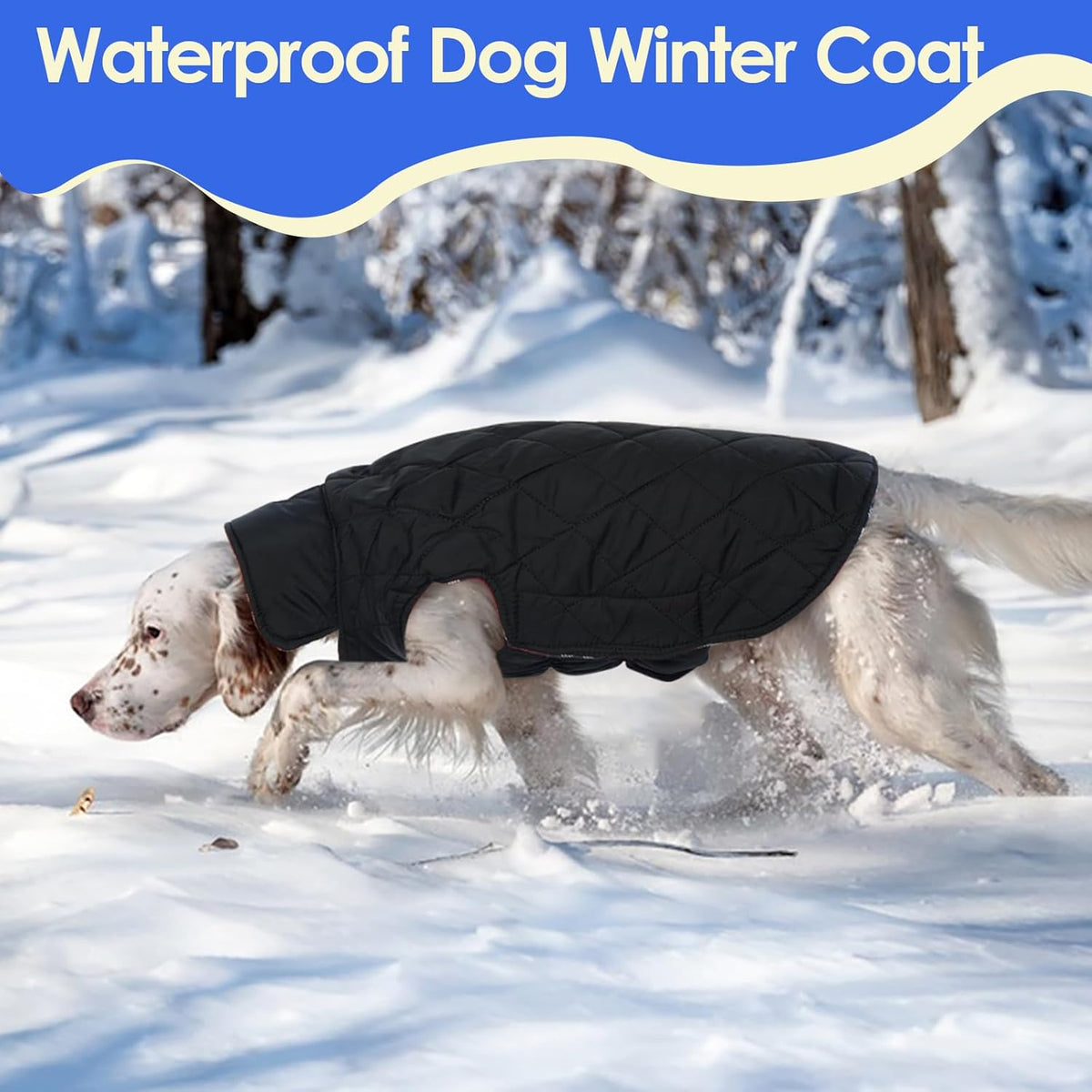 Reversible Dog Coat, Warm Dog Coats with Leash Hole,Green, S