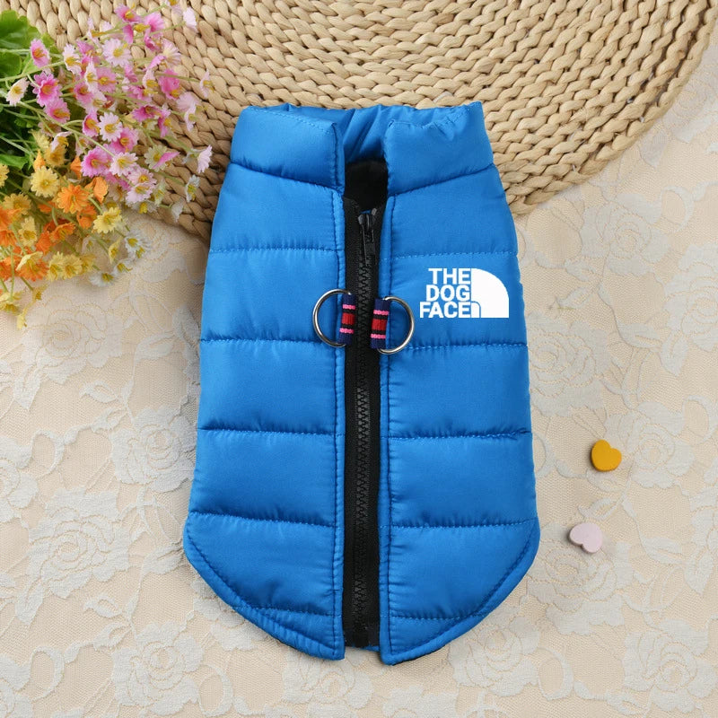 Waterproof Pet Clothes Winter Warm Jackets Coats Zipper Design French Bulldog for Small Medium Dogs Puppy Chihuahua