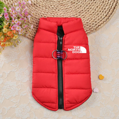 Waterproof Pet Clothes Winter Warm Jackets Coats Zipper Design French Bulldog for Small Medium Dogs Puppy Chihuahua