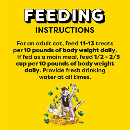Mixups Crunchy and Soft Cat Treats, Catnip Fever, 3 Oz, 12Pk