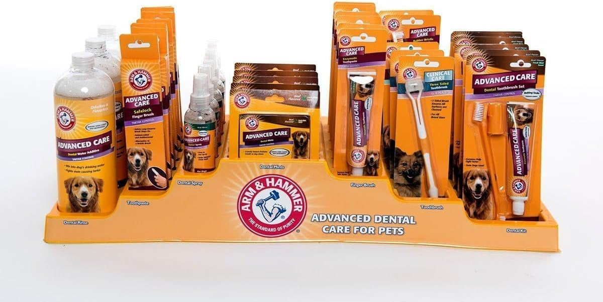 Tartar Control Dog Dental Kit, Beef Flavor, 3-Piece