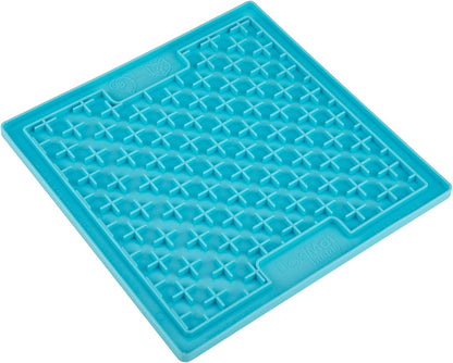 Classic Buddy Slow Feeder for Dogs Lick Mat Boredom Anxiety Reducer Perfect for Food Treats Yogurt Liquid Food Peanut Butter Fun Alternative to a Slow Feed Dog Bowl, Turquoise