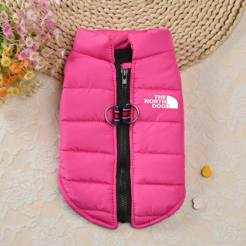 Waterproof Pet Clothes Winter Warm Jackets Coats Zipper Design French Bulldog for Small Medium Dogs Puppy Chihuahua