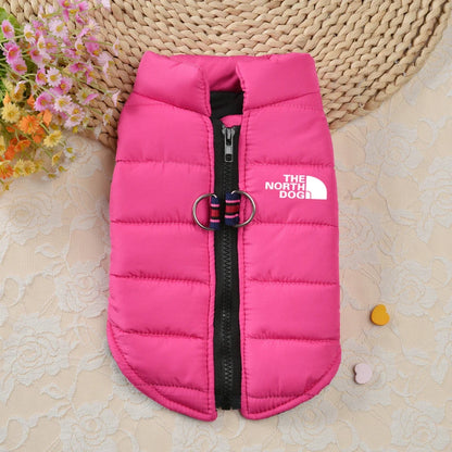 Waterproof Pet Clothes Winter Warm Jackets Coats Zipper Design French Bulldog for Small Medium Dogs Puppy Chihuahua
