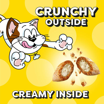 Mixups Crunchy and Soft Cat Treats, Catnip Fever, 3 Oz, 12Pk