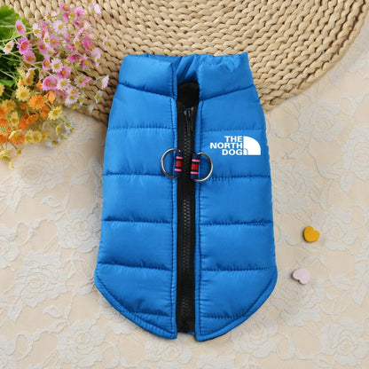 Waterproof Pet Clothes Winter Warm Jackets Coats Zipper Design French Bulldog for Small Medium Dogs Puppy Chihuahua