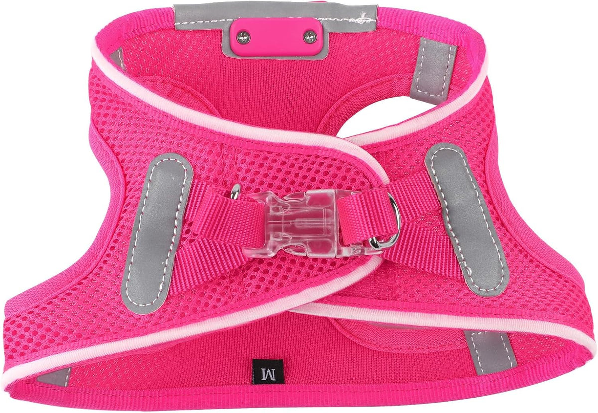 Light up Dog Harness, Rechargeable LED Dog Harness for Small Medium Dogs