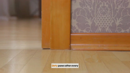 Paw Plunger – Dog Paw Cleaner - Dog and Puppy Essentials - Portable Dirty Paw Washer - Ideal for Medium Dogs - Black